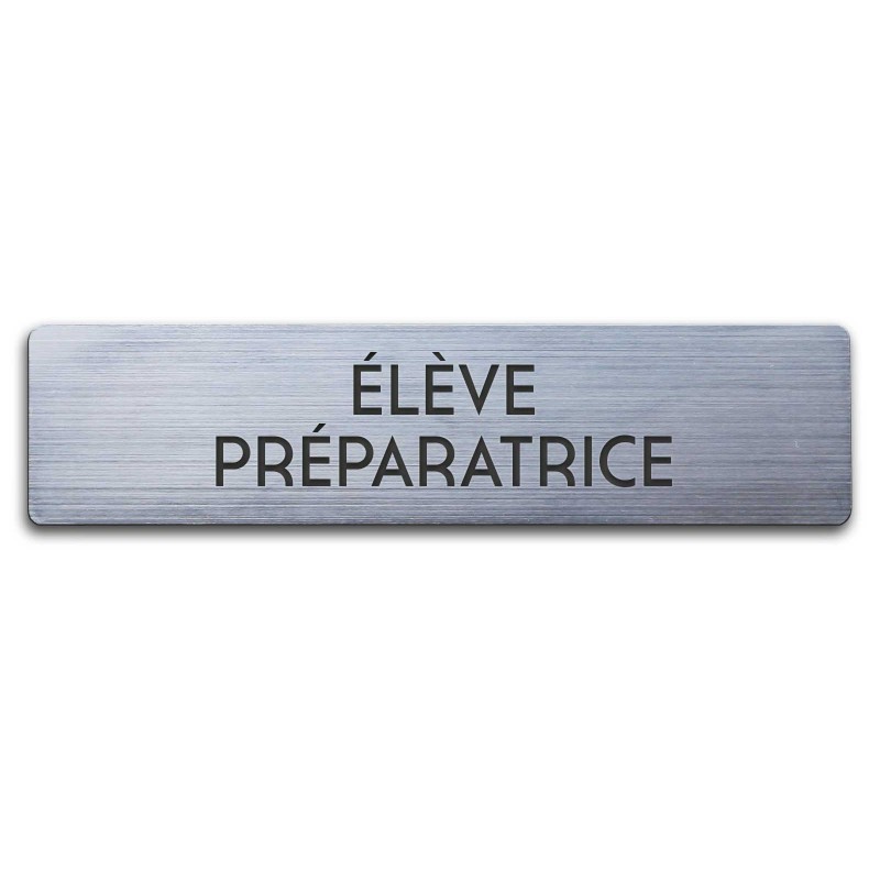 Badge Élève préparatrice rectangulaire
