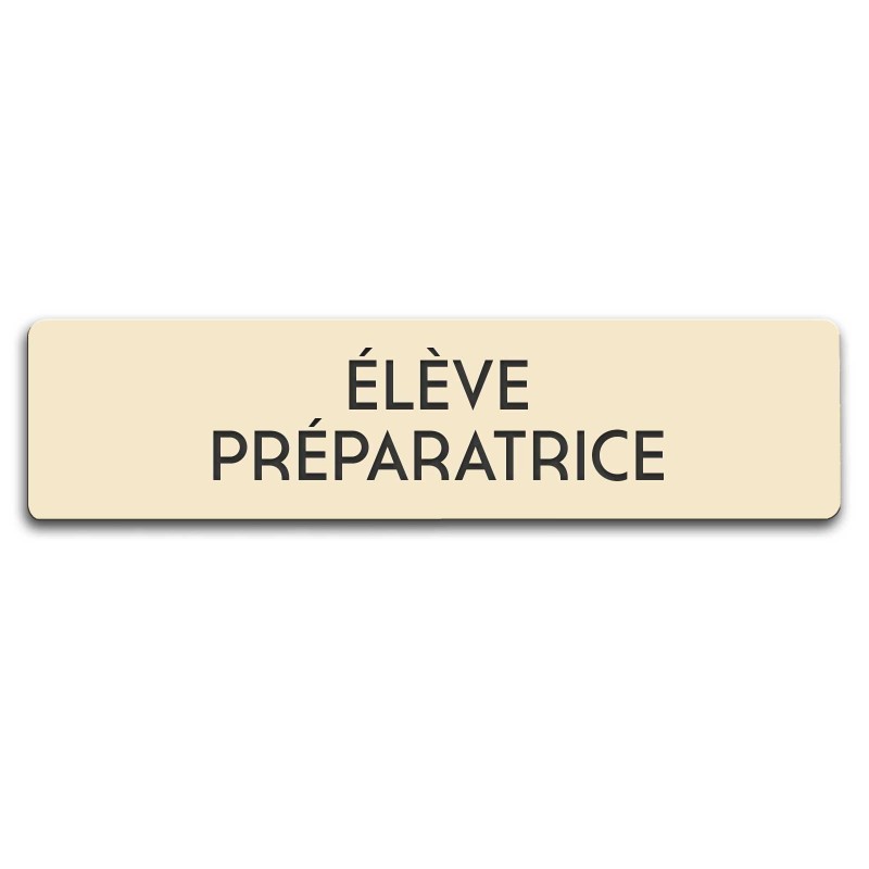 Badge Élève préparatrice rectangulaire