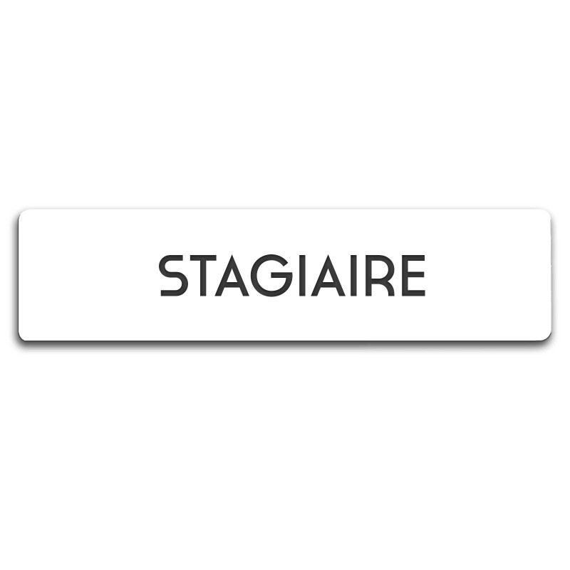 Badge Stagiaire rectangulaire