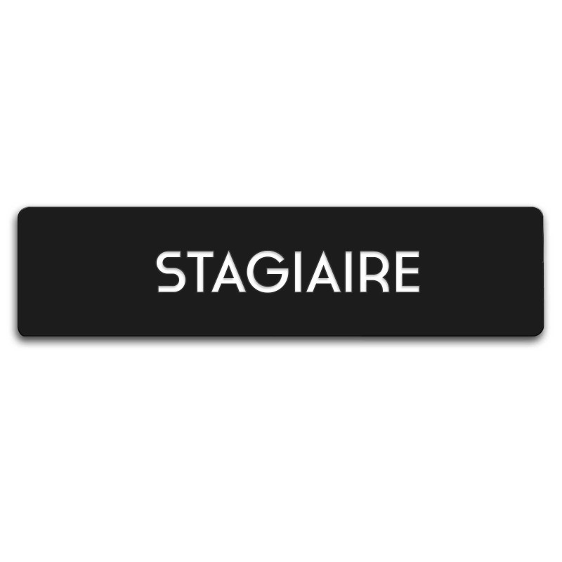 Badge Stagiaire rectangulaire