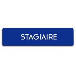 Badge Stagiaire rectangulaire