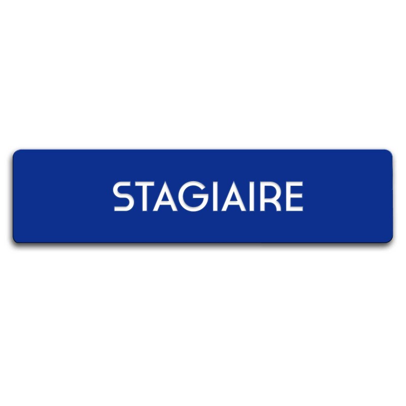 Badge Stagiaire rectangulaire
