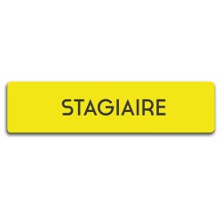 Badge Stagiaire rectangulaire