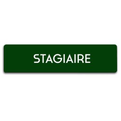 Badge Stagiaire rectangulaire