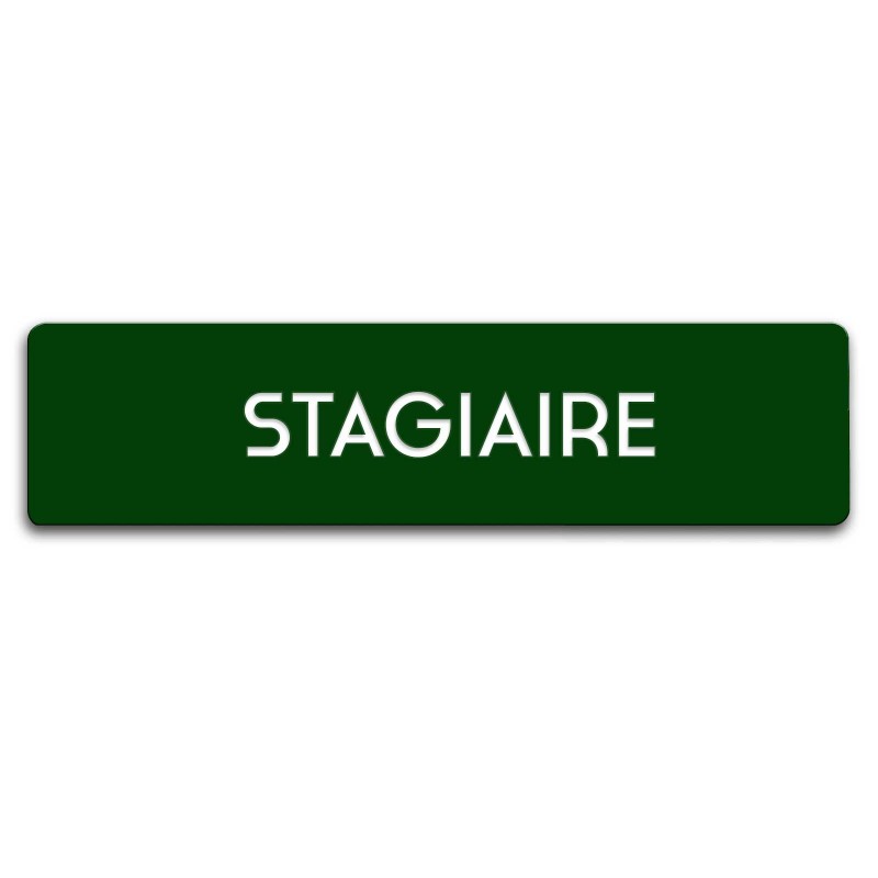 Badge Stagiaire rectangulaire