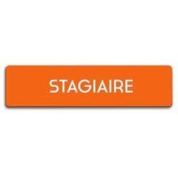 Badge Stagiaire rectangulaire