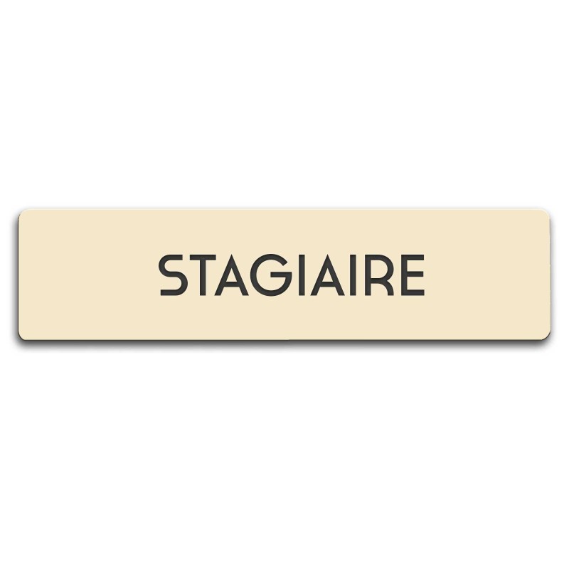Badge Stagiaire rectangulaire