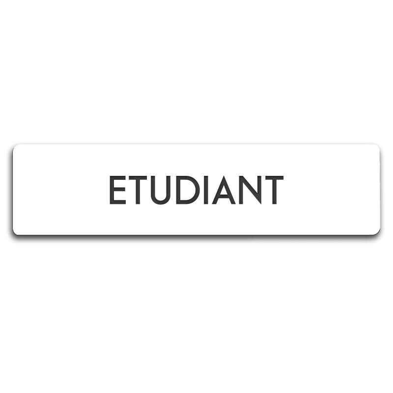 Badge Étudiant rectangulaire