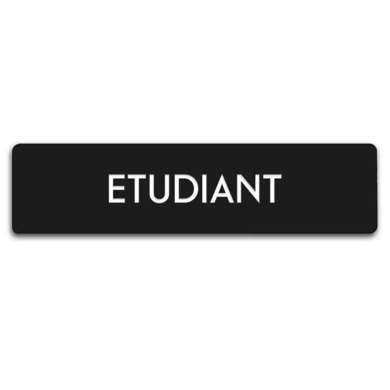 Badge Étudiant rectangulaire