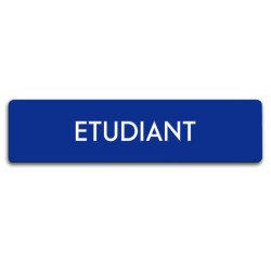 Badge Étudiant rectangulaire