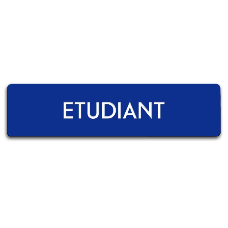 Badge Étudiant rectangulaire