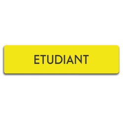 Badge Étudiant rectangulaire