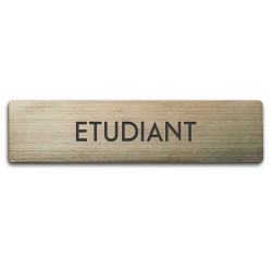 Badge Étudiant rectangulaire