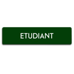 Badge Étudiant rectangulaire
