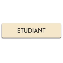 Badge Étudiant rectangulaire
