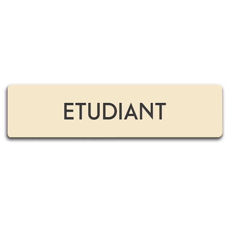 Badge Étudiant rectangulaire