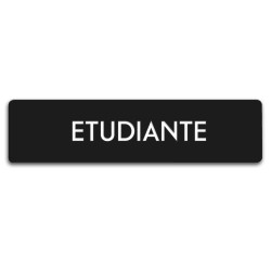 Badge Étudiante rectangulaire
