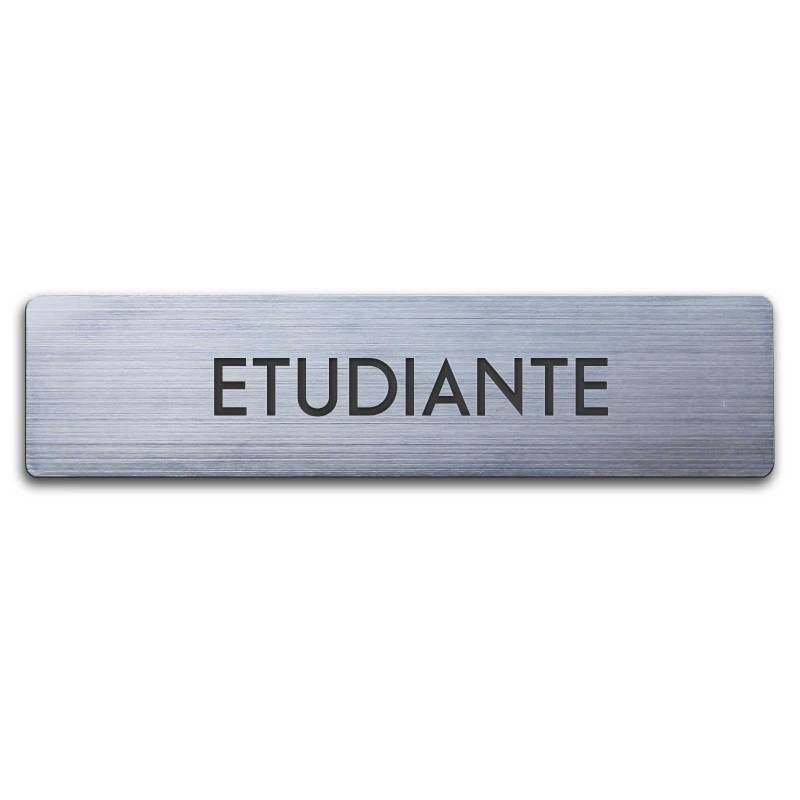 Badge Étudiante rectangulaire