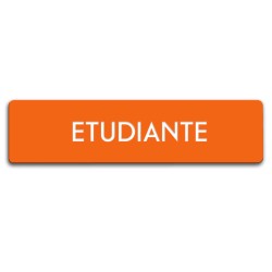 Badge Étudiante rectangulaire
