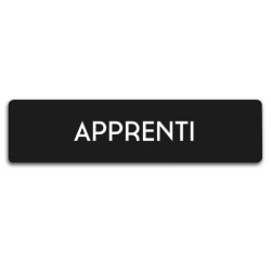 Badge Apprenti rectangulaire