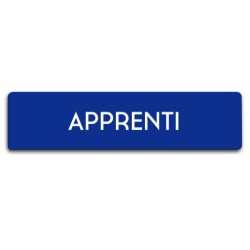 Badge Apprenti rectangulaire