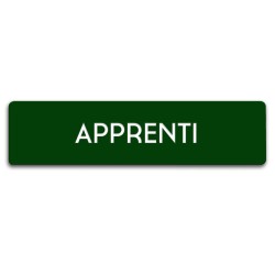 Badge Apprenti rectangulaire