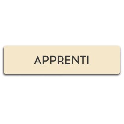 Badge Apprenti rectangulaire