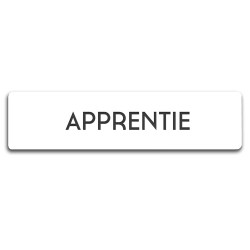 Badge Apprentie rectangulaire