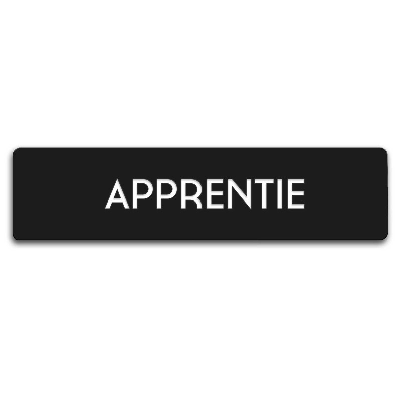 Badge Apprentie rectangulaire