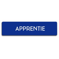 Badge Apprentie rectangulaire