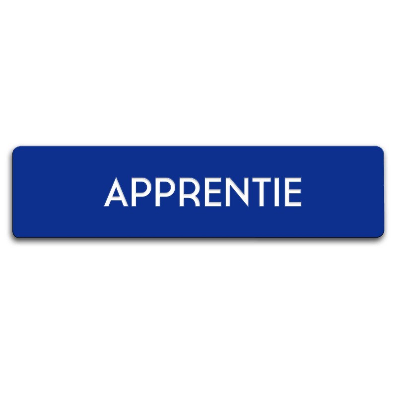 Badge Apprentie rectangulaire
