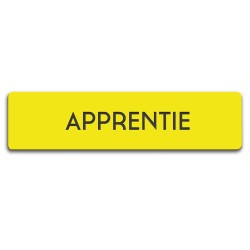 Badge Apprentie rectangulaire