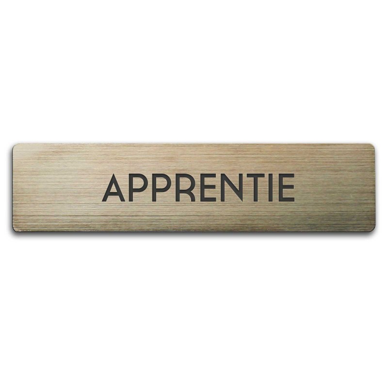 Badge Apprentie rectangulaire