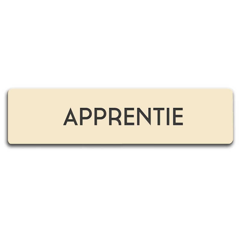 Badge Apprentie rectangulaire