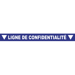 Ligne de confidentialité 100 x 10 cm