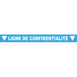 Ligne de confidentialité 100 x 10 cm