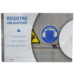REGISTRE UNIQUE DES RISQUES PROFESSIONNELS 80P FOLIOTEES 210x297mm