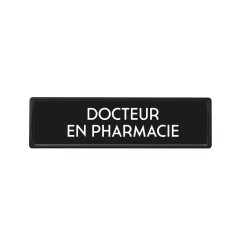 Badge Docteur en pharmacie luxe
