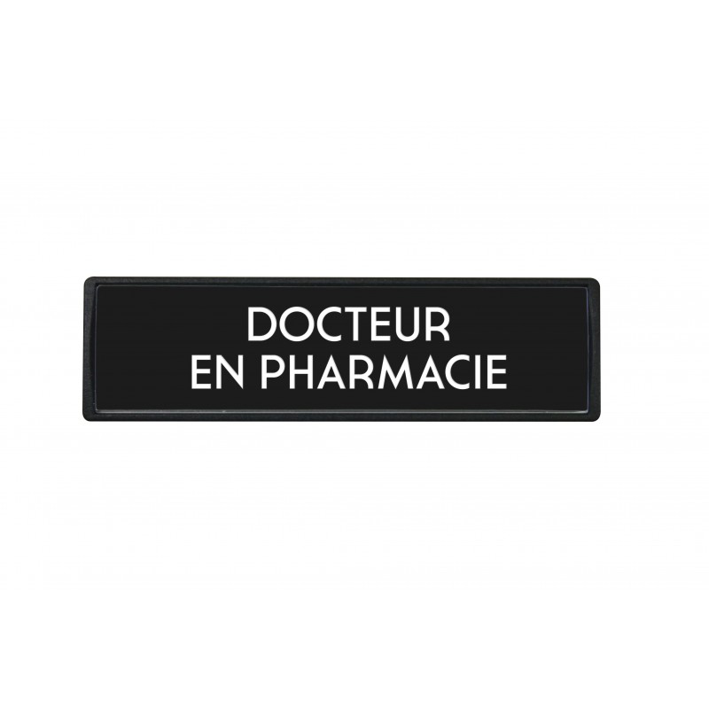 Badge Docteur en pharmacie luxe