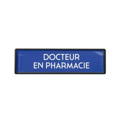 Badge Docteur en pharmacie luxe
