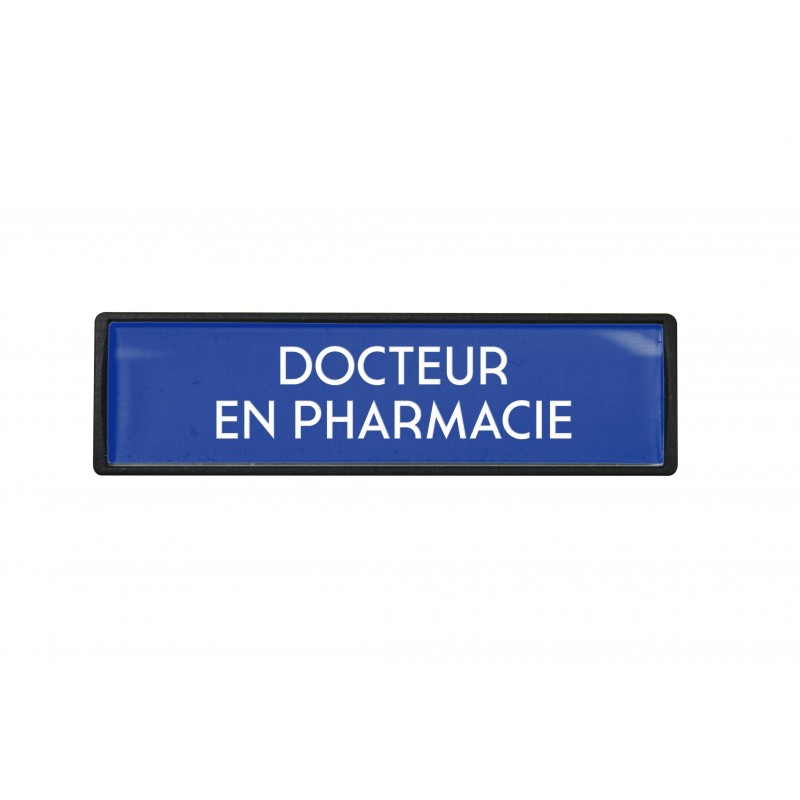 Badge Docteur en pharmacie luxe