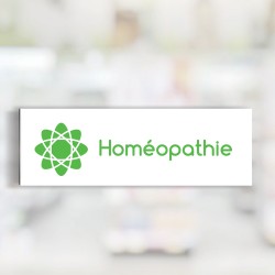Tête de rayon Homéopathie - Illustration standard par Pictographix