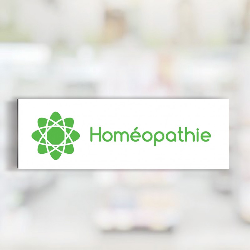 Tête de rayon Homéopathie - Illustration standard par Pictographix
