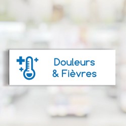 Tête de rayon Douleurs & Fièvres - Illustration standard par Pictographix