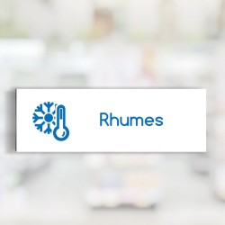 Tête de rayon Rhumes - Illustration standard par Pictographix