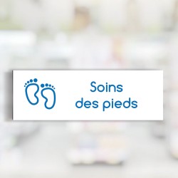 Tête de rayon Soins des pieds - Illustration standard par Pictographix