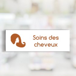 Tête de rayon Soins des cheveux - Illustration standard par Pictographix