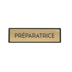 Badge luxe Préparatrice