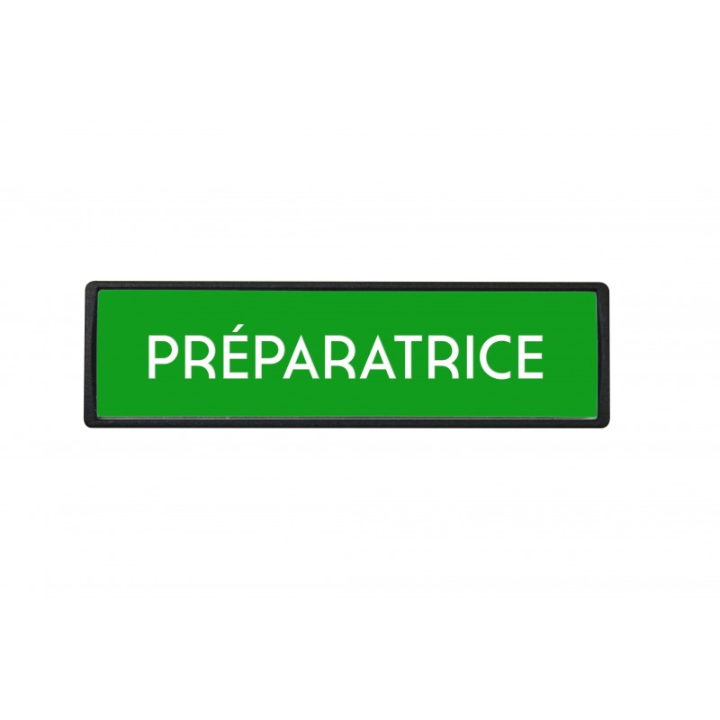 Badge luxe Préparatrice