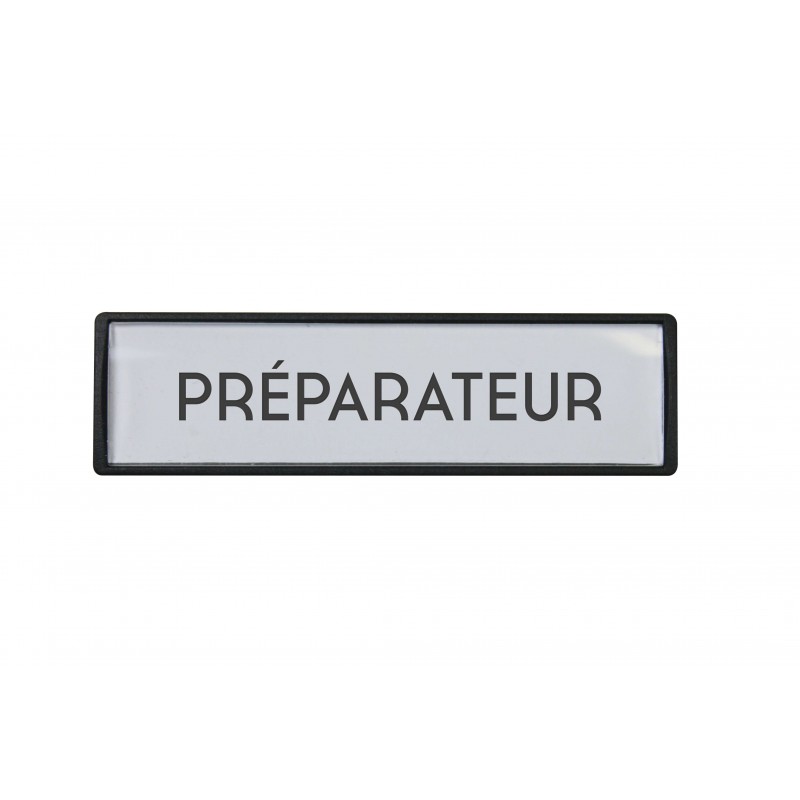 Badge luxe Préparateur